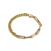Libre Rose Chain Bracelet - Abra Jewellery -