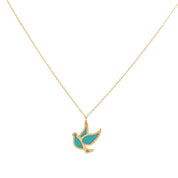 Blue Dove Necklace - Abra Jewellery