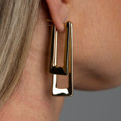 Elongated Rectangle Earrings