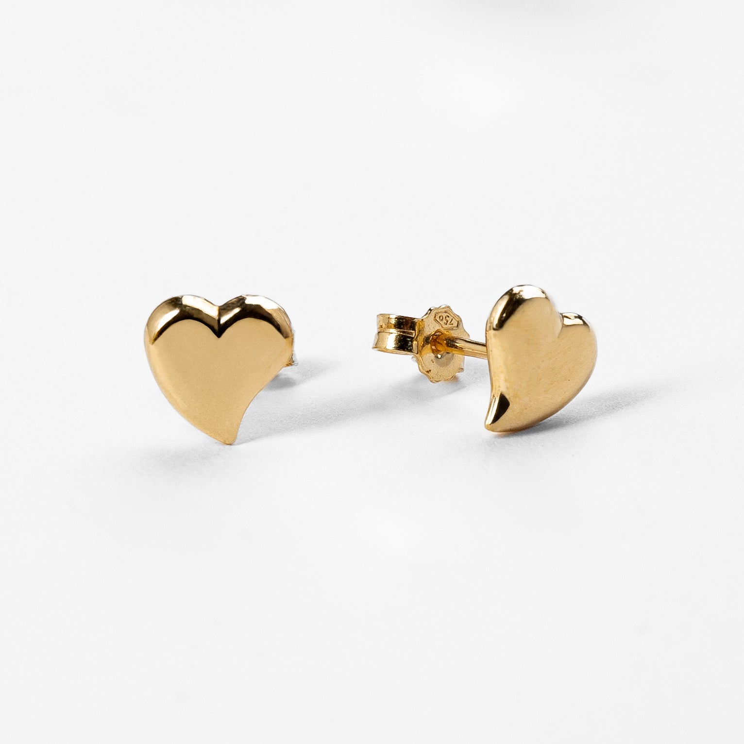 Heart Stud Earrings
