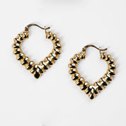 Jagged Heart Earrings