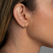 Lumi Huggie Hoop Earrings