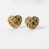 Mosaic Heart Earrings