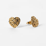 Mosaic Heart Earrings