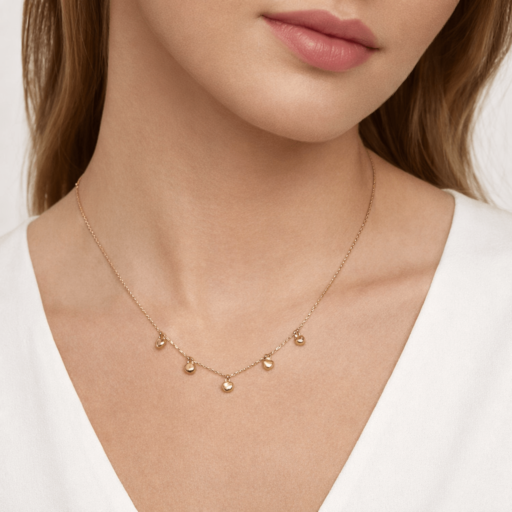 Aurelia Drop Necklace - Abra Jewellery - necklace
