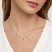Aurelia Drop Necklace - Abra Jewellery - necklace