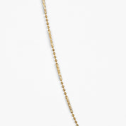 Beaded Bar Chain Necklace - Abra Jewellery - necklace