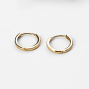 Dainty Huggie Hoop Earrings - Abra Jewellery - earrings