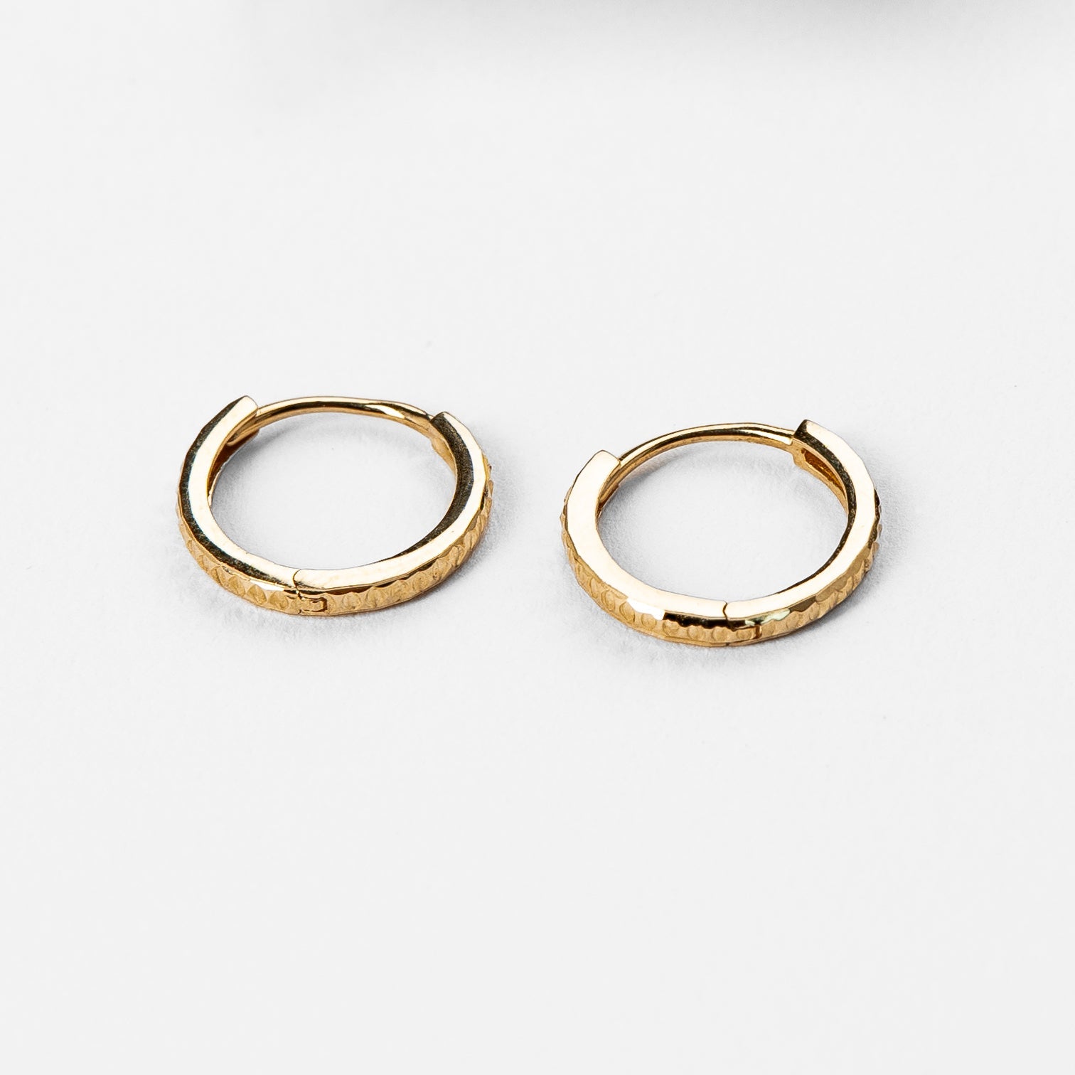 Dainty Huggie Hoop Earrings - Abra Jewellery - earrings