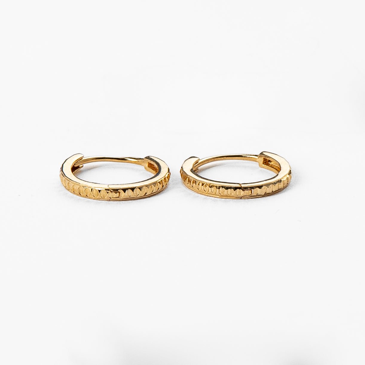 Dainty Huggie Hoop Earrings - Abra Jewellery - earrings