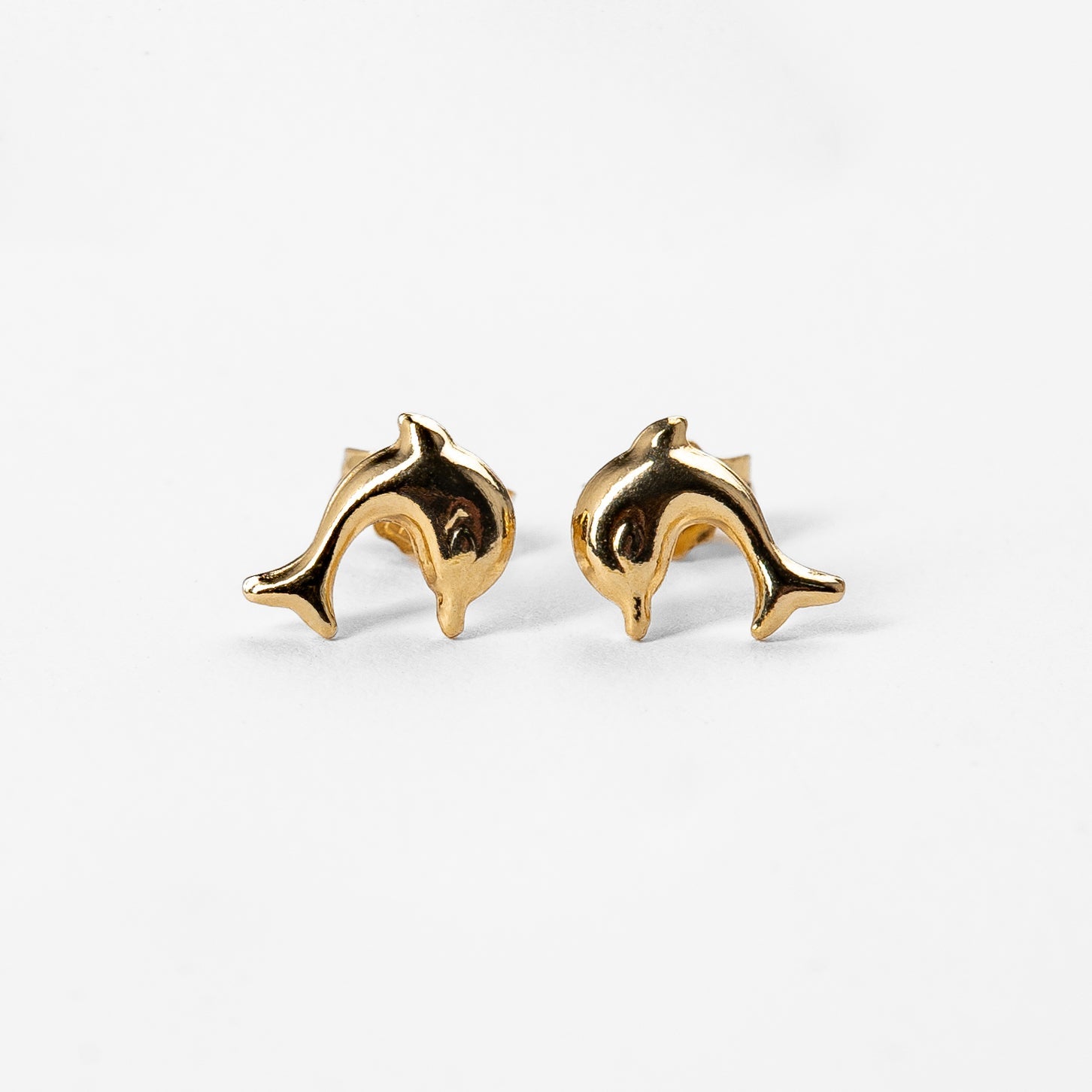 Dolphin Stud Earrings - Abra Jewellery - earrings