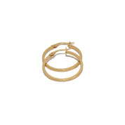 Flat Hoop Earrings - Abra Jewellery -