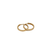 Flat Hoop Mini Earrings - Abra Jewellery -