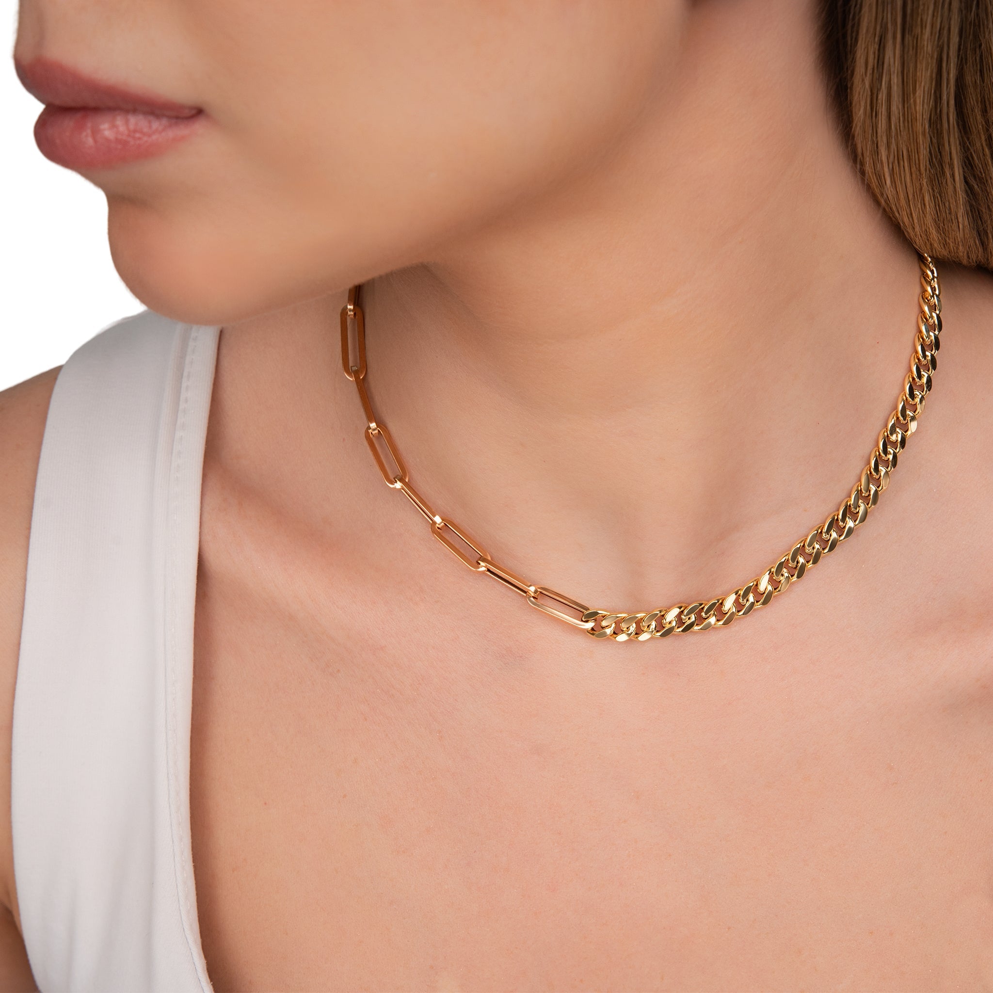 Libre Rose Chain Necklace - Abra Jewellery - necklace