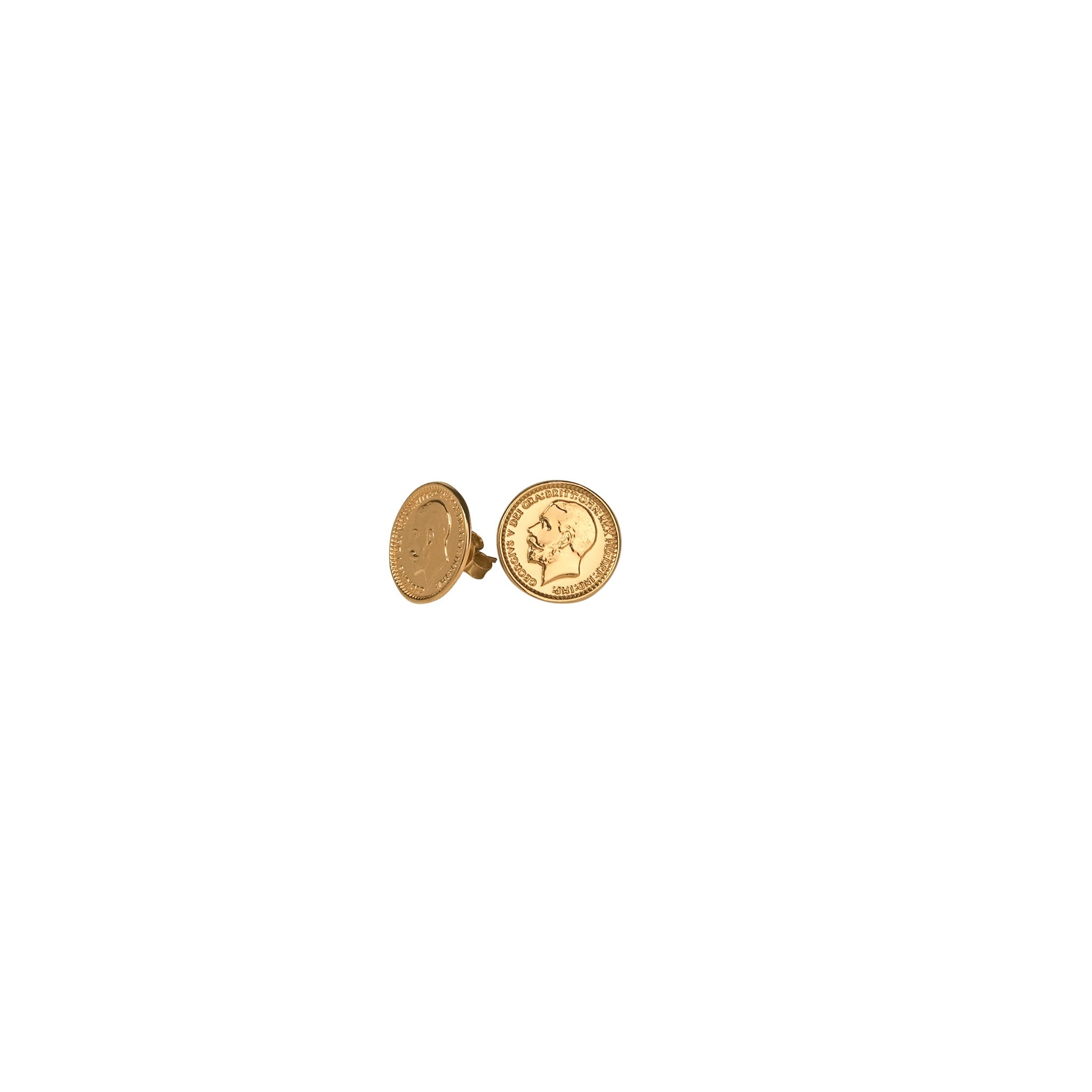 Lira Coin Earrings - Abra Jewellery - earrings