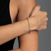 Mini Cuban Link Chain Bracelet - Abra Jewellery - bracelet
