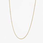 Mini Flat Curb Chain Necklace - Abra Jewellery - necklace