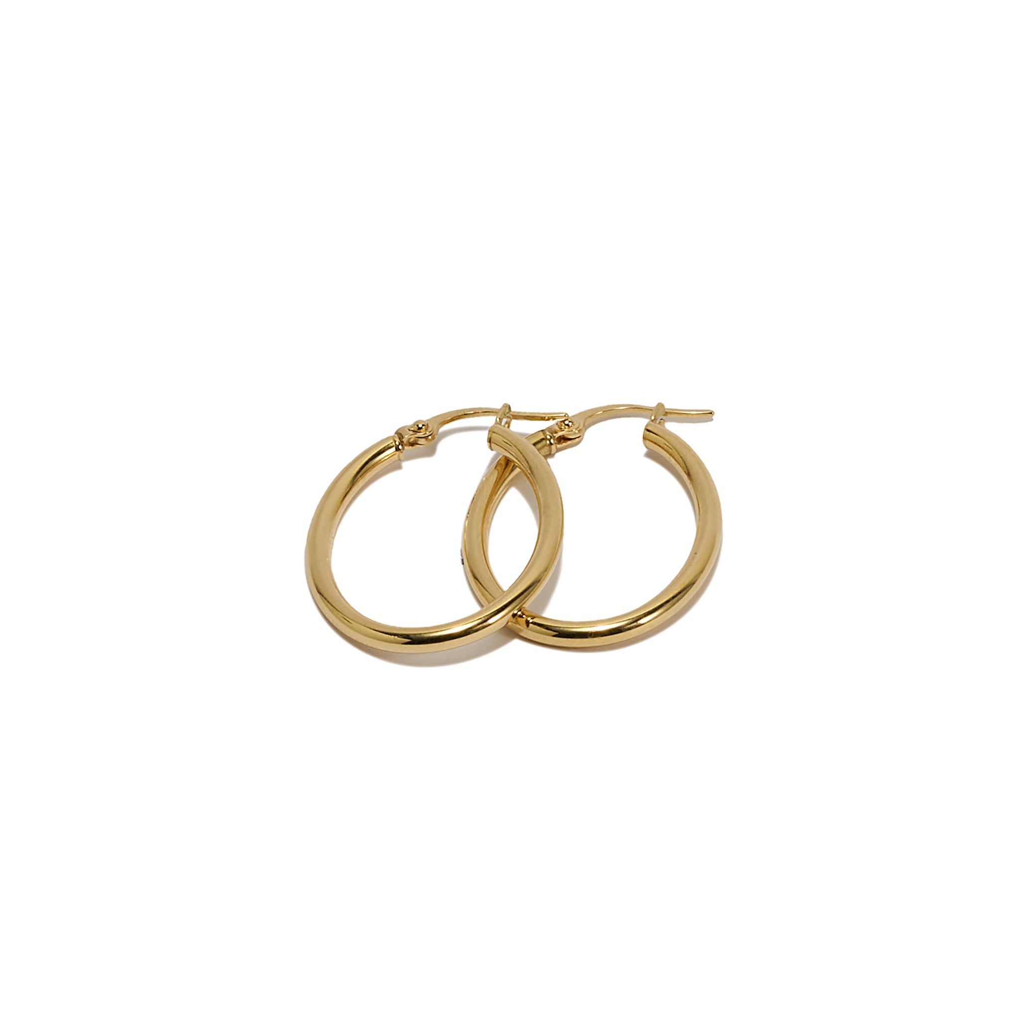 Oval Hoop Earrings - Abra Jewellery -