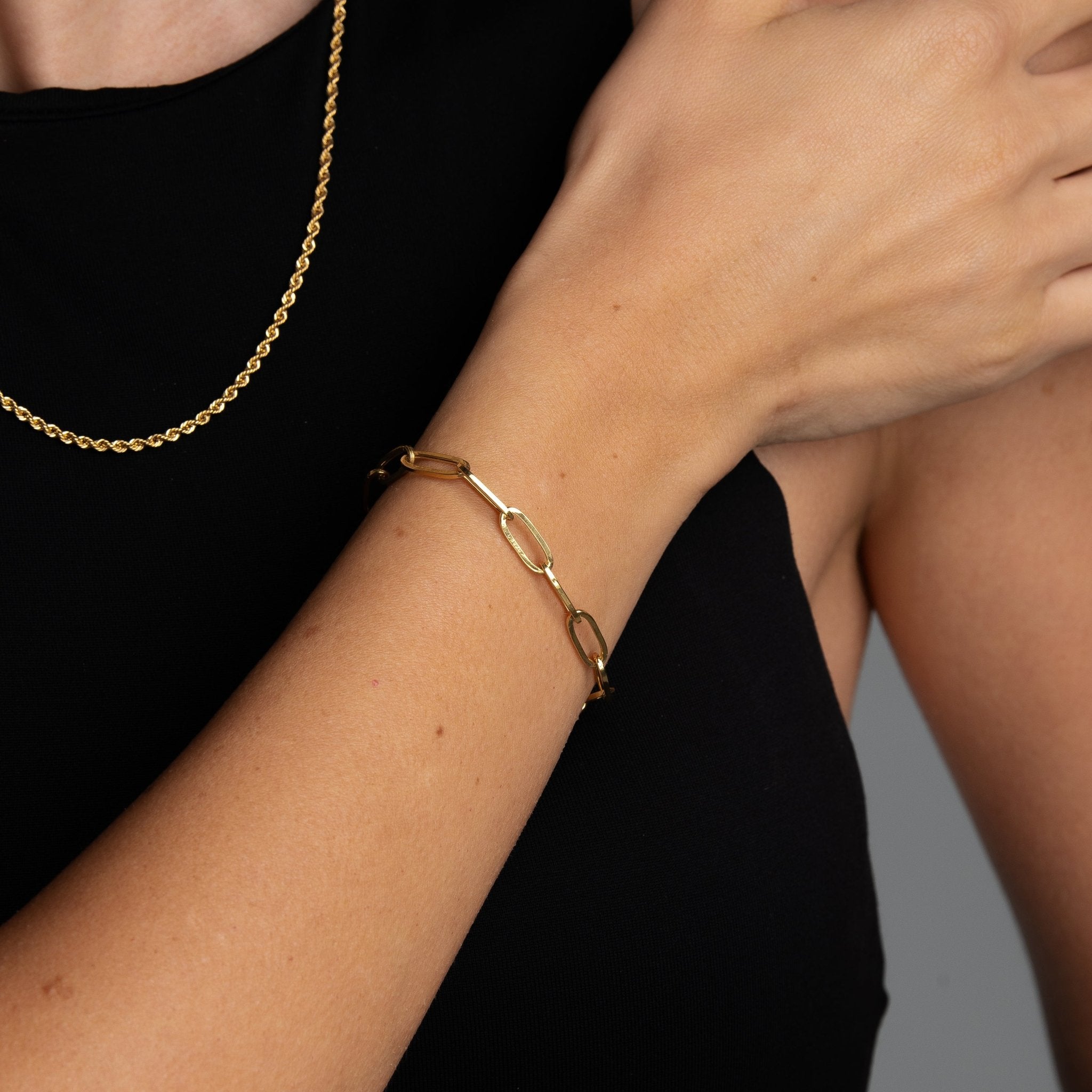 Paperclip Chain Bracelet - Abra Jewellery - bracelet