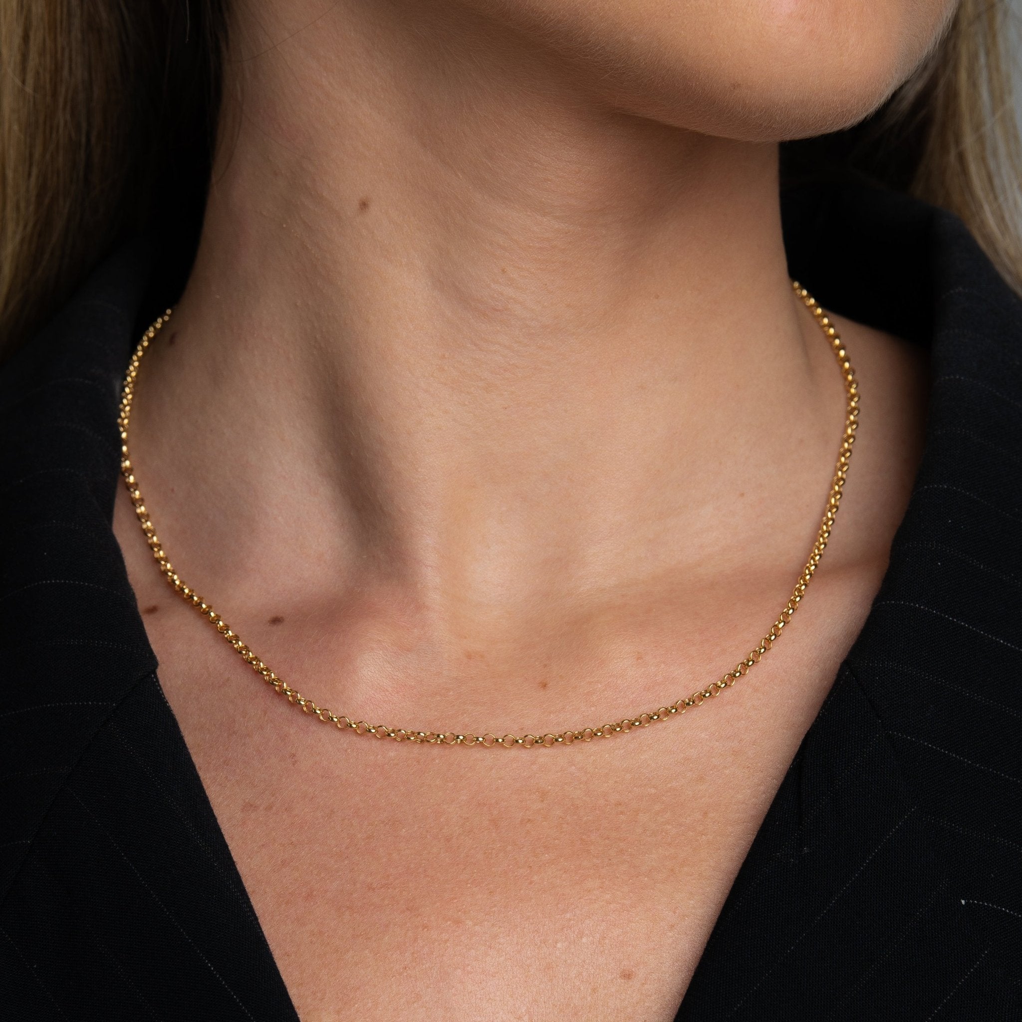 Rolo Chain Necklace - Abra Jewellery - necklace