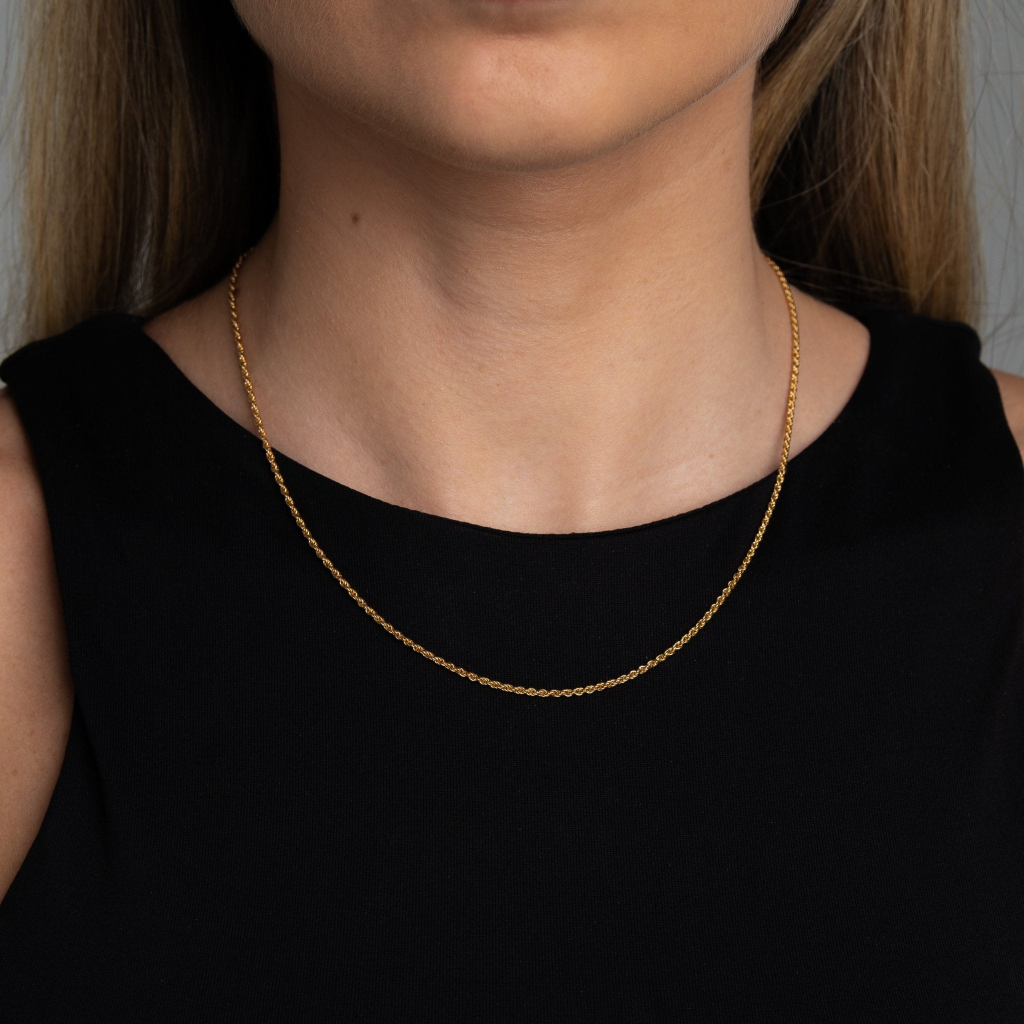 Rope Chain Necklace - Abra Jewellery - necklace