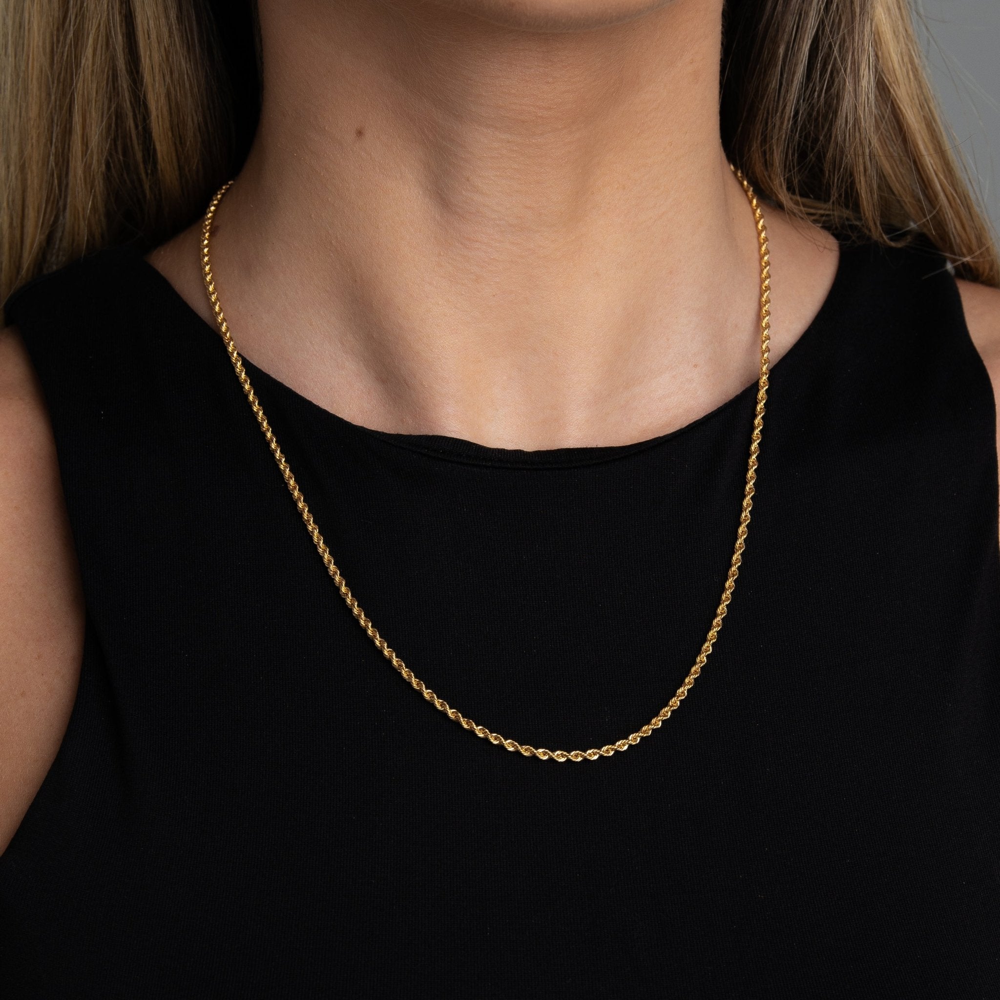 Rope Chain Necklace - Abra Jewellery - necklace