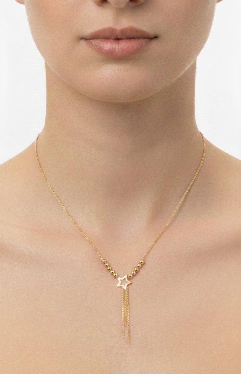 Starlight Tassel Necklace - Abra Jewellery - necklace