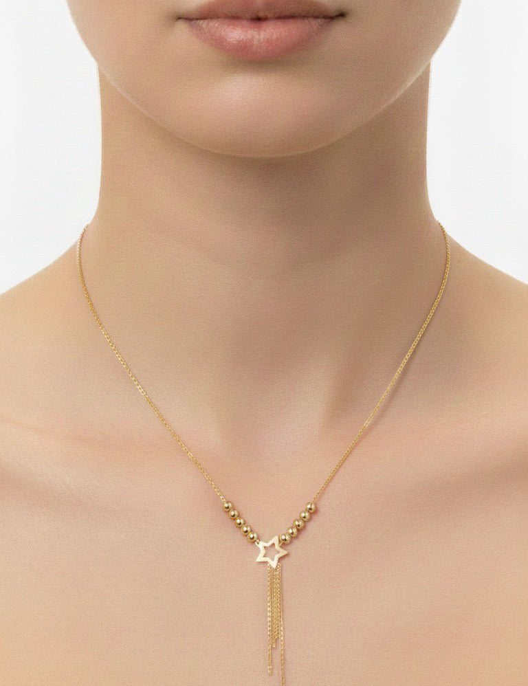 Starlight Tassel Necklace - Abra Jewellery - necklace