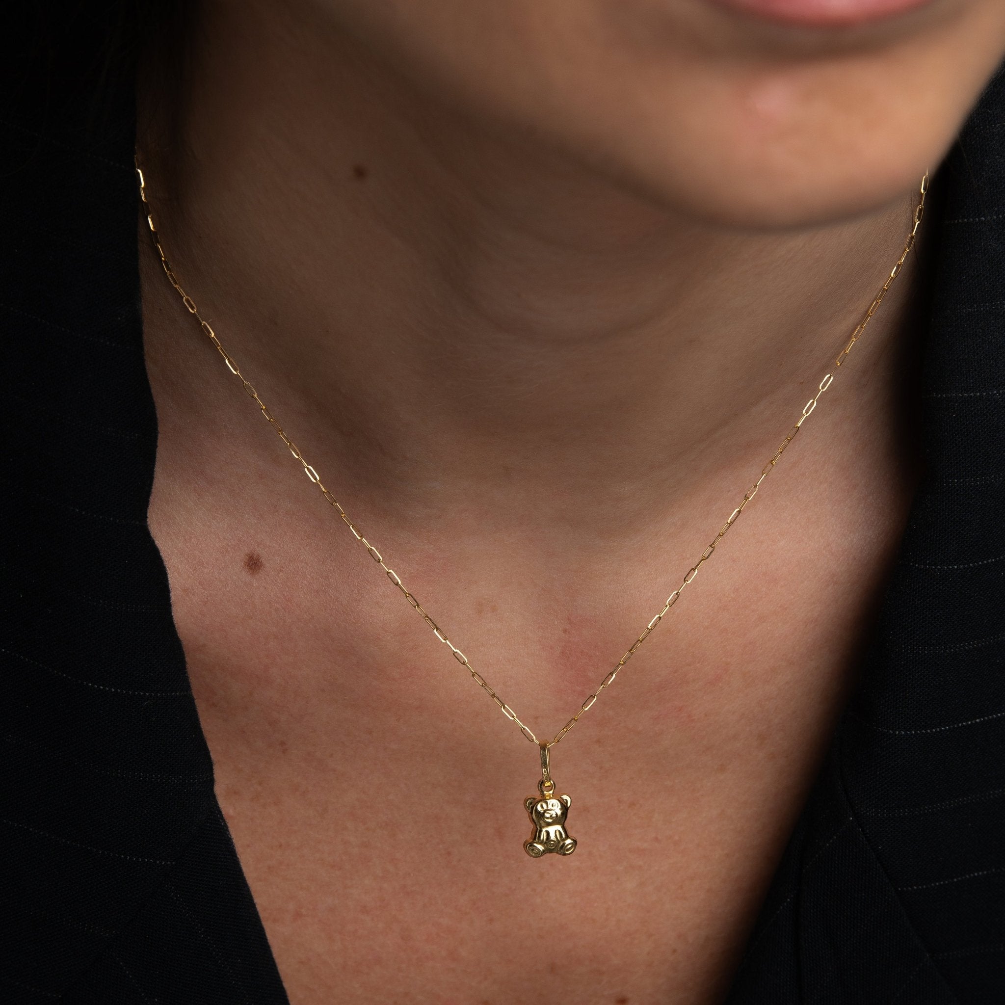 Teddy Bear Pendant - Abra Jewellery - pendant