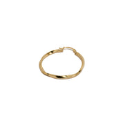 Twisted Hoop Earrings - Abra Jewellery -
