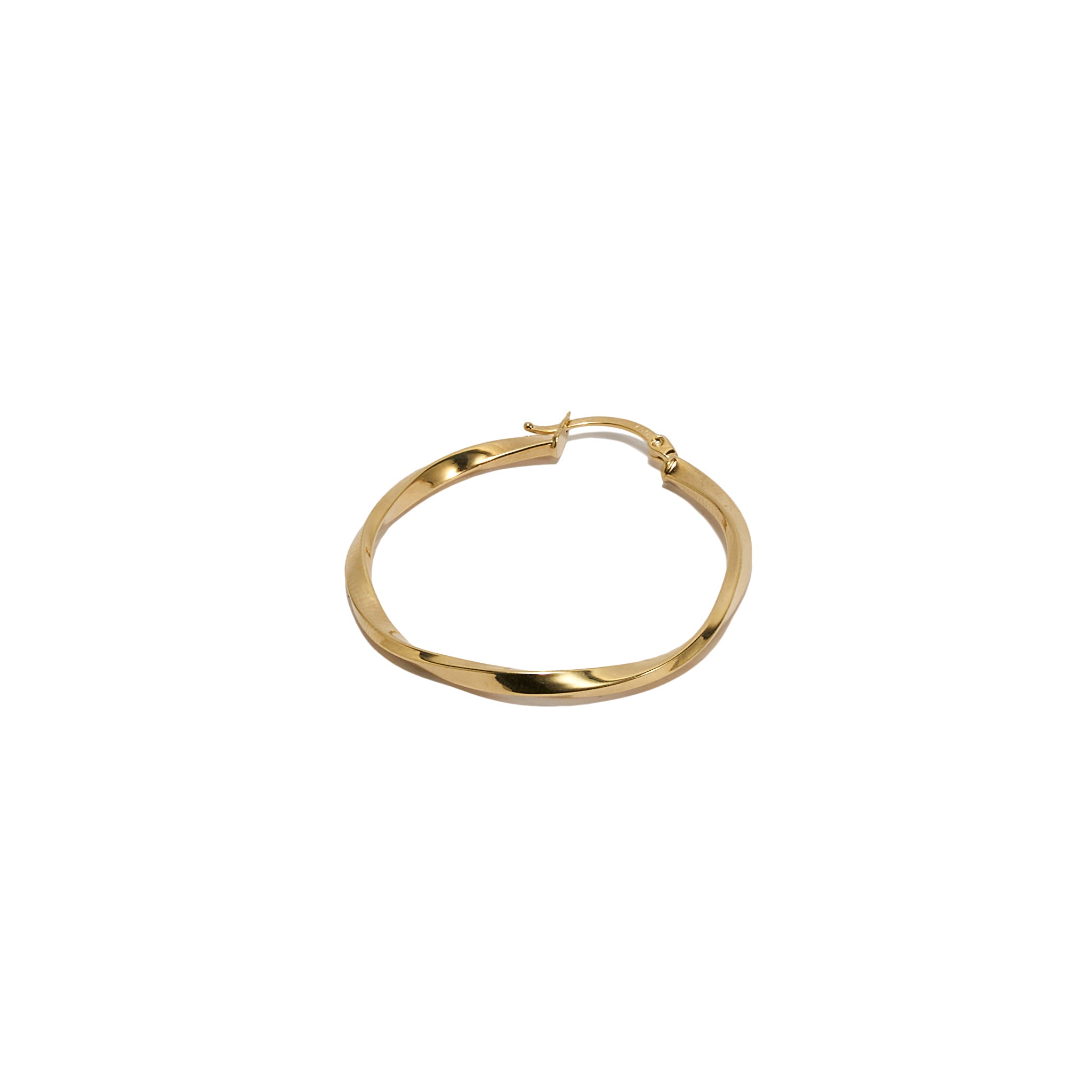 Twisted Hoop Earrings - Abra Jewellery -