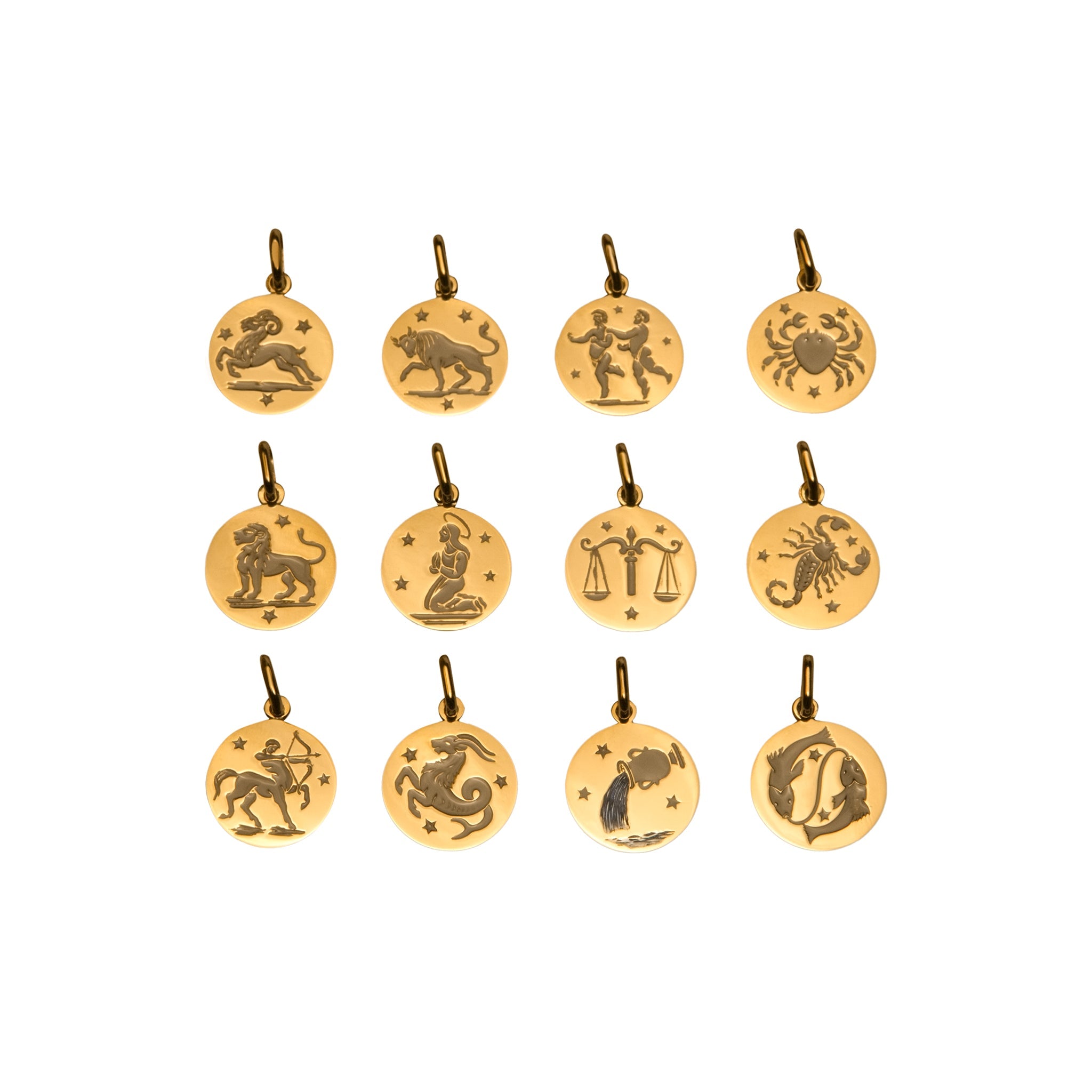Zodiac Charm Pendant - Abra Jewellery - pendant