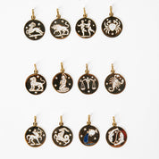 Zodiac Charm Pendant - Abra Jewellery - pendant
