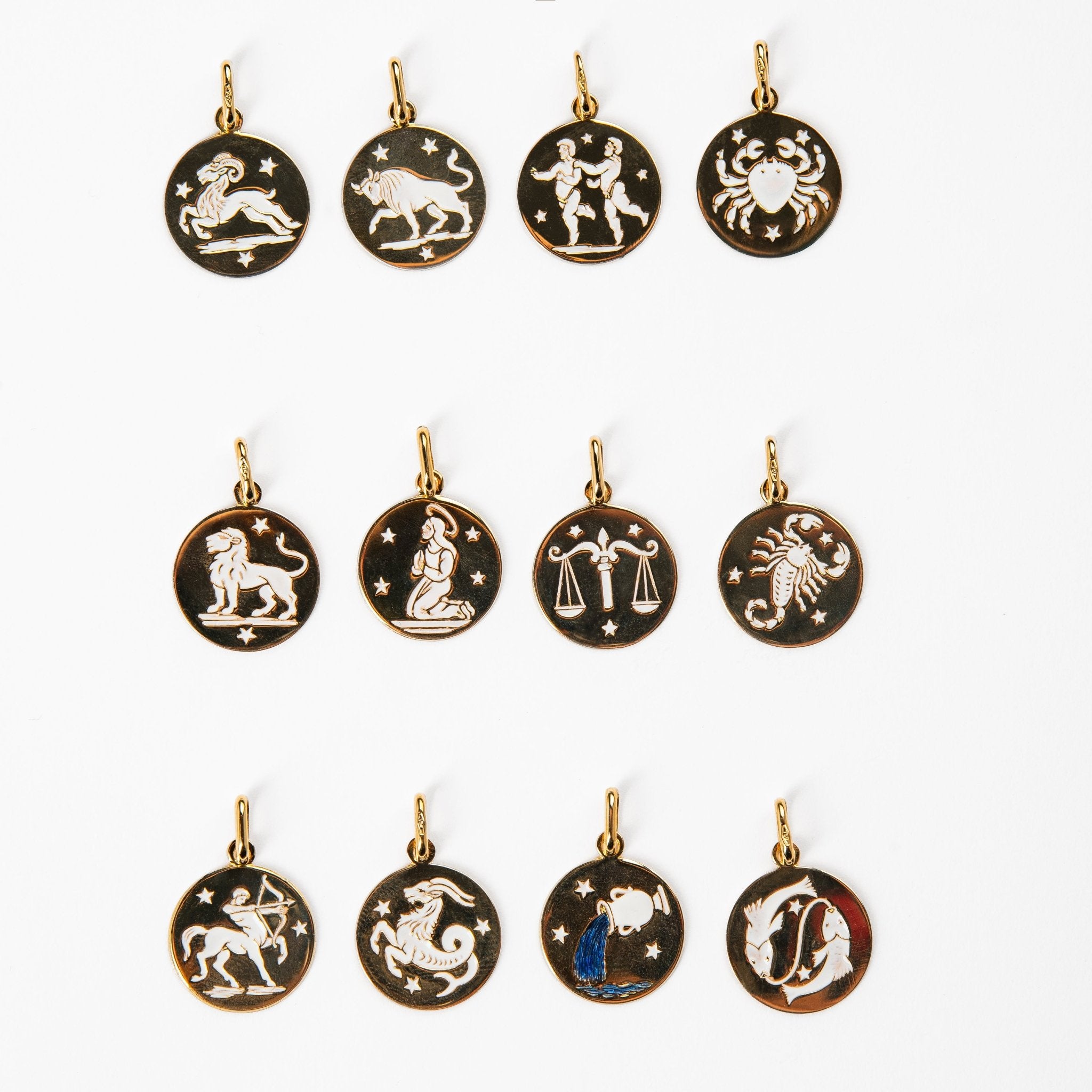 Zodiac Charm Pendant - Abra Jewellery - pendant