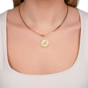 Zodiac Frame Pendant - Abra Jewellery - pendant