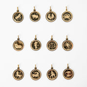 Zodiac Frame Pendant - Abra Jewellery - pendant